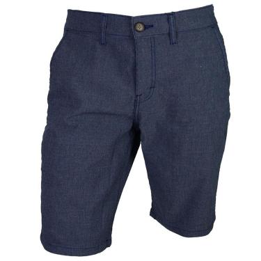 Imagem de Bermuda Sarja Masculina Ogochi Essencial Color Azul - 0035-Masculino