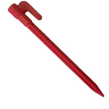 Imagem de Kit 10 Estacas PEQUENA 14,5CM P/Barraca Quadra Areia Camping Gramado Gazebo Beach Tenis Guarda-sol