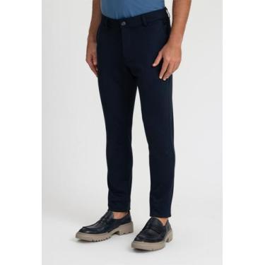 Imagem de Calça Docthos Slim Malha Lisa, 007 marinho, 54
