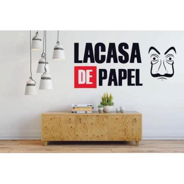 Imagem de Adesivo de Parede Decorativo La Casa De Papel Series Geek - V3 Shop