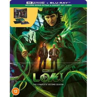 Imagem de Marvel Studios Loki Season 2 4K UHD + Blu ray Steelbook (Disney+ Original) (includes artcards) [Blu-ray] [Region Free]