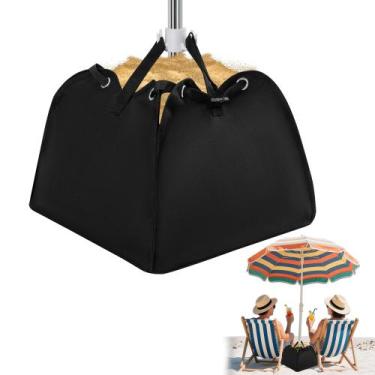 Imagem de Bolsa de peso com base para guarda-chuva de praia GOCOHHI 600D Oxford,