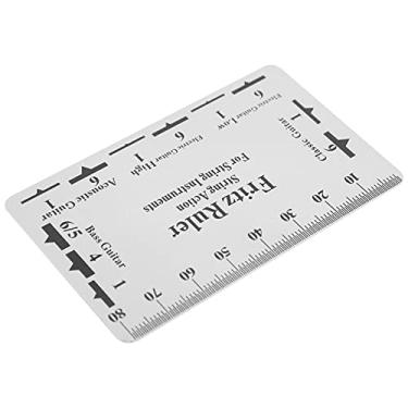 Imagem de RiToEasysports Régua de Ação Ganeje Com Kit de Medições de Cordas, Ferramentas de Configuração para Guitarra Elétrica, Baixo e Prática e Prática Acústica