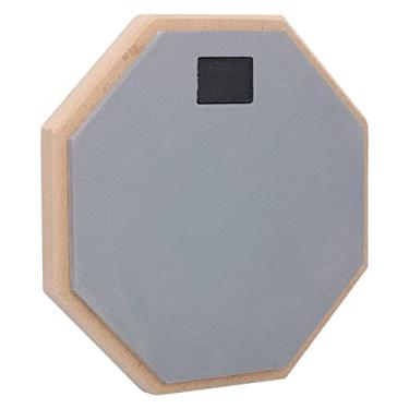 Imagem de RiToEasysports Almofada de Tambor Mudo Absorvente de Choque do Jogo Ajustável Prática Profissional para Golpe Moderado, Almofada de Tambor de Percussão (Cinza)