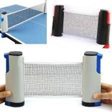 Imagem de Rede De Ping Pong Retrátil 1,67m Com Suporte Tênis De Mesa