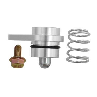 Imagem de MotiveTech O solenóide de bloqueio da marcha à ré reduz o risco de engate acidental da marcha à ré. Fabricado em liga de alumínio para carros para T56 TR6060.