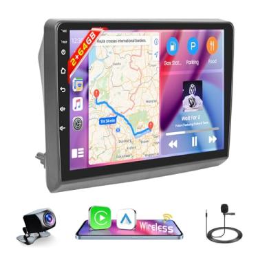 Imagem de Rádio de carro para Toyota 4Runner 2003-2009/Tundra 2003-2006/Sequoia 2003-2007, Android 15 Car Stereo Wireless Carplay, Roinvou 22.9 cm tela sensível ao toque para rádio Bluetooth, Android