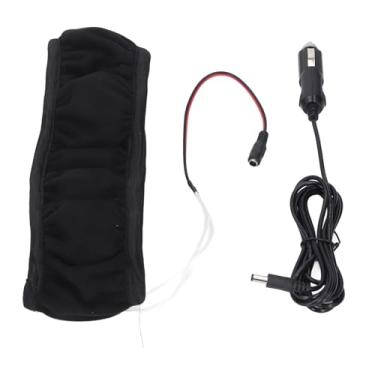 Imagem de Capa de volante aquecida: aquecedor de volante de carro de nylon universal, design antiderrapante, garante segurança ao dirigir e manter as mãos aquecidas