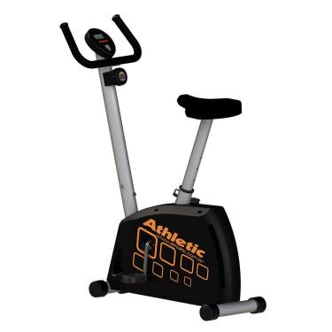 Imagem de Bicicleta Ergométrica Vertical Athletic CLB 10 8 Níveis Magnéticos Suporta 150kg Pedal Confortável