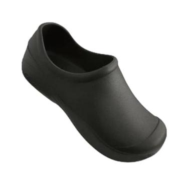 Imagem de Sapato Babuche Fechado Profissional Trabalho Cozinha Yvate (Preto, 42)