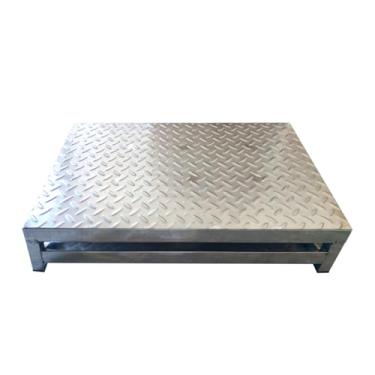 Imagem de Plataforma de banco de um degrau, degraus externos de aço inoxidável, plataforma de degrau, degrau de varanda, para cama, escada, banheiro, cozinha, jardim (63 cm C x 40 cm L x 8 cm A)