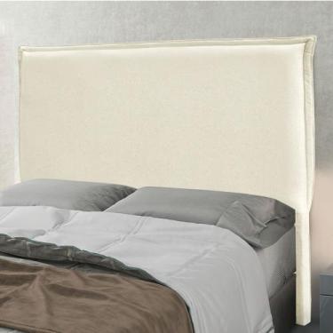 Imagem de Cabeceira Cama Box King 195 cm Garden Linho Natural S04 - D'Rossi - DR