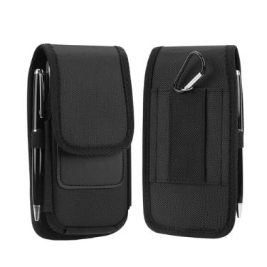 Imagem de Estojo de nylon extra grande para celular coldre com clipe de cinto para Samsung Galaxy A25 A16 A14 A13 A12 A05s A05 A03s A02s A72, Moto G Play 2023, G Power 5G 2024, adequado para OnePlus Nord N30 5G