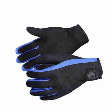 Imagem de Luqeeg Luvas de Mergulho de Neoprene para Proteção de Esportes Aquáticos para Mergulho, Natação de Inverno, Rafting e Canoagem Com Fecho Ajustável para Homens, Mulheres, Preto M (#1)