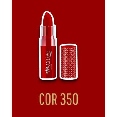 Imagem de Batom Cremoso Matte Rouge Max Love - Cor Intensa e Duradoura Cor:15073
