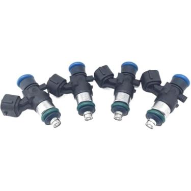 Imagem de 4 peças de bocal injetor de combustível 1465A129 compatível com Smart Fortwo 2008-2015 1.0L L3 - Substitui 1320780223 1465A129 EAT307