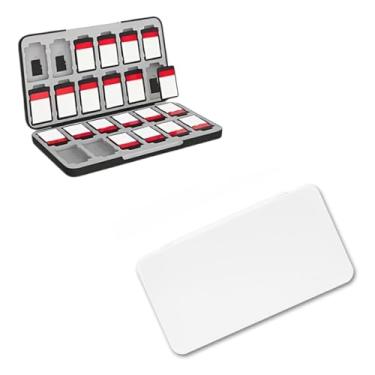 Imagem de For Nintendo Switch Game Case Holder for Switch 2 Cartridge Case with 24 Game Card Slots & 48 Micro SD Card Slots, Hard Shell