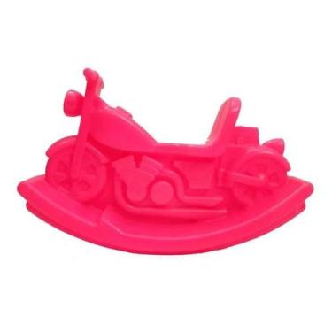 Imagem de Gangorra Moto Baby Rosa - Diversão Kids