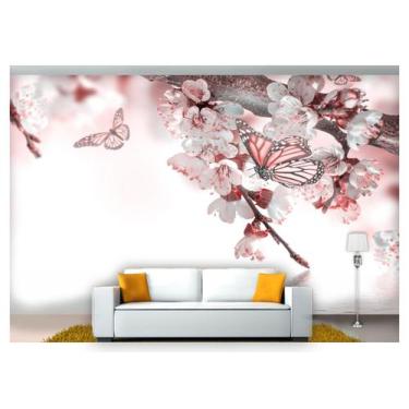 Imagem de Papel De Parede Floral Flores Textura Sala 3D 3M² Xfl220 - Você Decpra