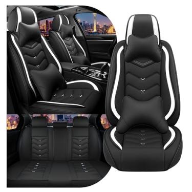 Imagem de Capas de assento de carro para Chevy Trax 2015-2025, capa de assento esportiva elegante, capa de assento de carro de couro napa premium. Conjuntos de capas de assento para automóveis (5 assentos