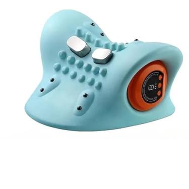 Imagem de Massageador Cervical Elétrico Pescoço Tração Pulso Aquecimento Alívio Da Dor Quiropraxia Cabeça