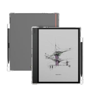 Imagem de YAJOJO Capa para Boox Note Air 5C 26.2 cm, capa traseira de TPU macio transparente para Boox Note Air 5 C com compartimento para caneta, antiarranhões, à prova de choque, transparente