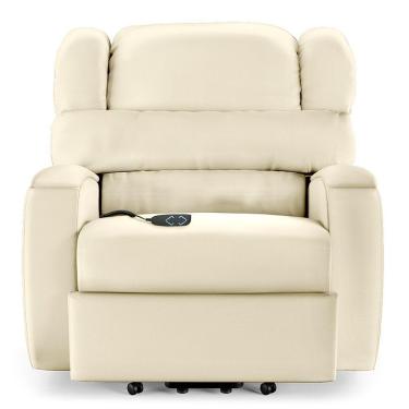 Imagem de Poltrona Do Papai Reclinável Napoli Elevação Lift Elétrico Pu Fh1 Bege