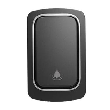 Imagem de Campainha Residencial Dupla Sem Fio e Sem Bateria 38 Toques (Preto)