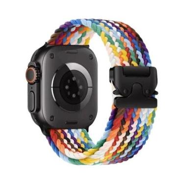 Imagem de Pulseira Trançada Solo Loop De 49mm 46mm 44mm 45mm 42mm 40mm 41mm Para