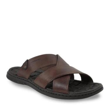 Imagem de Chinelo Pegada Couro131285-02, Marrom, 39