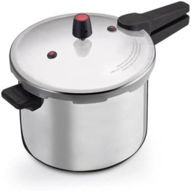 Imagem de Panela grande para cozinhar, vedacao segura, fechamento externo e resistente, 10 litros, potente.