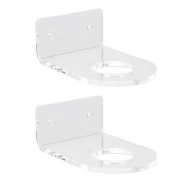 Imagem de SPYMINNPOO Suporte de Basquete de 2 Pacotes, Suporte de Parede Acrílico Transparente para Armazenamento de Bolas, Rack de Exibição para Organização de Garagem, Escritório Doméstico