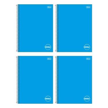 Imagem de Caderno Espiral Tilibra Universitário Zoom+ - Capa Dura 1 Matéria Azul