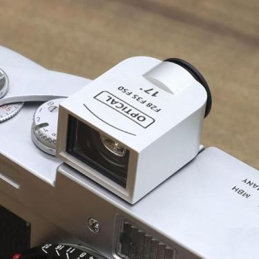 Imagem de Visor óptico de 17°, mini localizador externo de 28 mm/35 mm/50 mm, com molduras precisas, suporte de sapata fria, para câmeras de filme, fotografia, moldura precisa