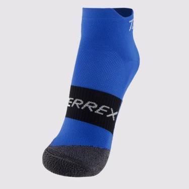 Imagem de Meia Adidas TRX TRL SPD Azul e Branca, P