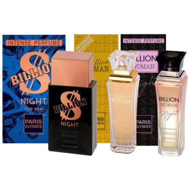 Imagem de Paris Elysees Billion Woman + Night + Night For Men