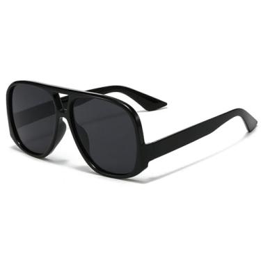 Imagem de Óculos de Sol Oversized com Estampa de Leopardo, Proteção UV400, para Homens e Mulheres, Ideais para Esportes ao Ar Livre, Corrida e Ciclismo, nas Cores Preto e Cinza.