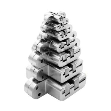 Imagem de Dobradiça oculta com dobradiça oculta de mesa e cadeira dobrável para porta dobrável, dobradiça oculta, 13 x 45 mm