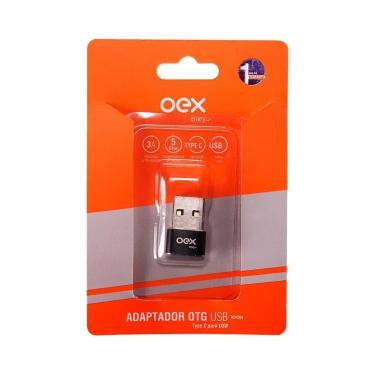 Imagem de Adaptador OTG OEX AD204, USB Para Type-C, - 485995-Unissex