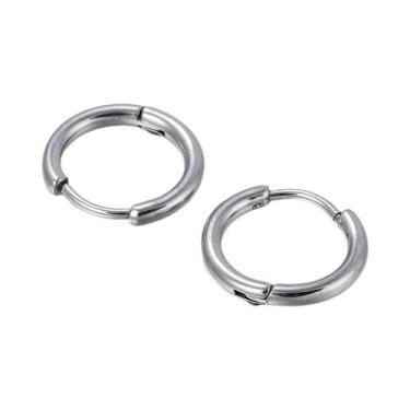 Imagem de Brincos De Argola Em Aço Inoxidável Dourado 10 Peças Joias Geométricas