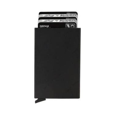 Imagem de Porta-Cartões De Crédito Slim RFID Para Homens, Carteira Inteligente D