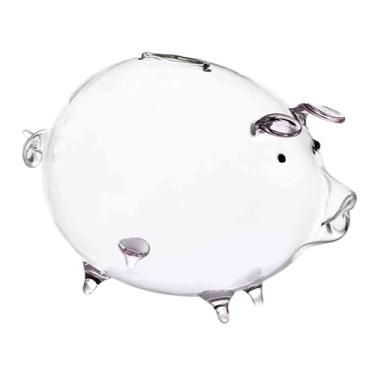 Imagem de Wswqop Cofrinho de Vidro, 18 X 12 Cm, Enfeite para O Dia Dos Namorados, Lindo Pote para Guardar Dinheiro No Ano, Lembrancinha, Presente, Prático, roxo