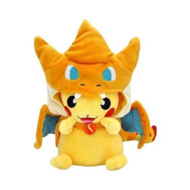 Imagem de Bonecos De Pelúcia Kawaii De 20CM Pikachu, Brinquedos Curtos E Fofos P