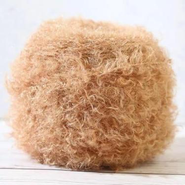 Imagem de 50g / Rolo De Pelúcia Artificial Fio De Cabelo Encaracolado Camisola De Malha à Mão Chapéu Cachecol Luvas Bonecas Imitação De Fios De Lã Artesanato Diy, 02