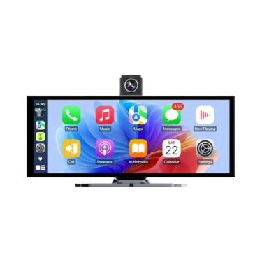 Imagem de Câmera Veicular 4K ADAS Com Tela De 11.26, Gravação Dupla, Visão Notur