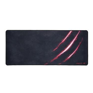 Imagem de Mousepad Gamer Havit Médio 70x30cm- Hv-mp860 Preto Preto/vermelho