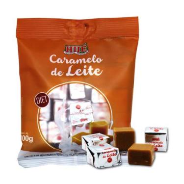 Imagem de Caramelo de leite diet puro pacote 100g hué - unitario