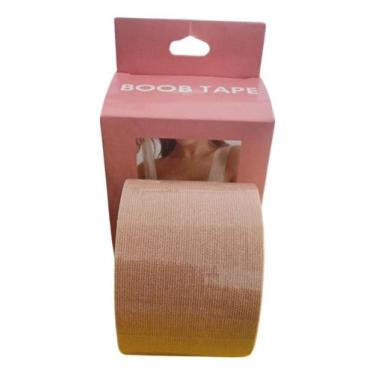 Imagem de Fita Levanta Seio Boob Tape 5 Metros Bege Adesivo Sutiã - Boop Tap