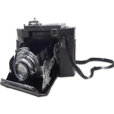 Imagem de Cofre Camera Fotografica Vintage Retro De Ferro Fundido 16cm (CJ-020) 