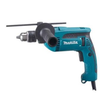 Imagem de Furadeira Com Impacto Hp1640 760w 1/2 Makita Profissional, Azul, Turqu